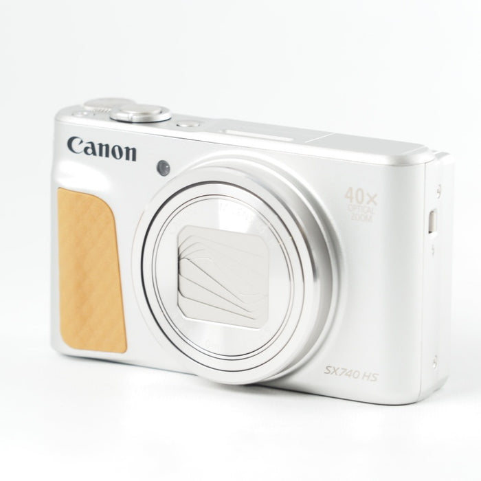 Canon キヤノン コンパクトデジタルカメラ PowerShot SX740 HS シルバー 光学40倍ズーム/4K動画/Wi-Fi対応 PSSX740HSSL #13870