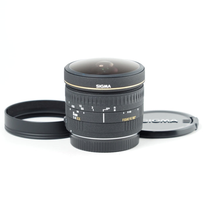 SIGMA シグマ 8mm F4 EX FISHEYE 魚眼レンズ フィッシュアイ 180° キヤノン EFマウント #14578