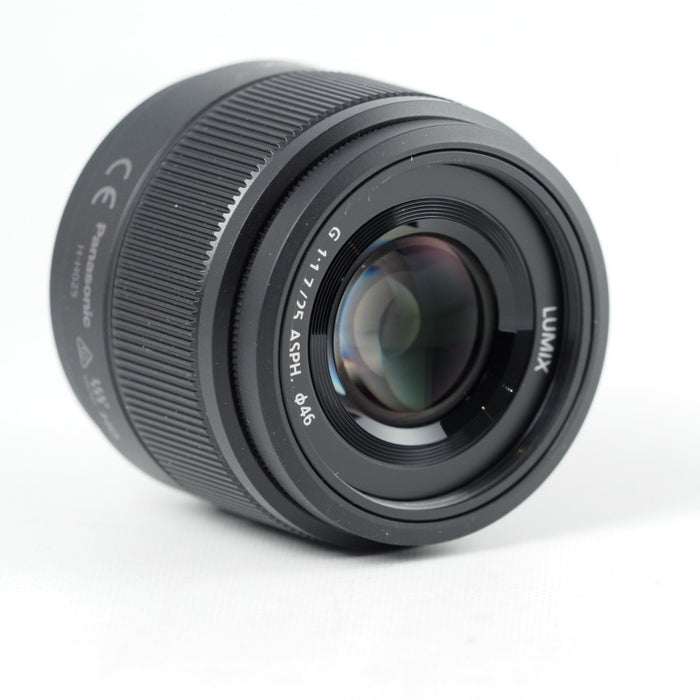 Panasonic LUMIX G 25mm F1.7 ASPH. ブラック H-H025-K パナソニック 単焦点レンズ マイクロフォーサーズ用 ルミックス #14520