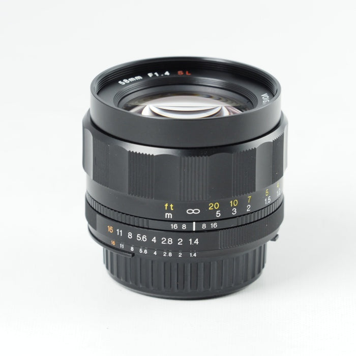 VoightLander NOKTON 58mm F1.4 SLIIS Ai-S ニコン Fマウント シルバーリム フォクトレンダー 単焦点レンズ #14413