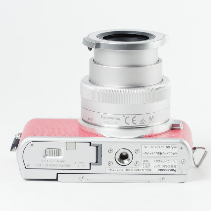 Panasonic LUMIX DMC-GF7 ダブルズームレンズキット 標準ズームレンズ/望遠ズームレンズ付属 ピンク DMC-GF7W-P パナソニック ミラーレス一眼カメラ #14272