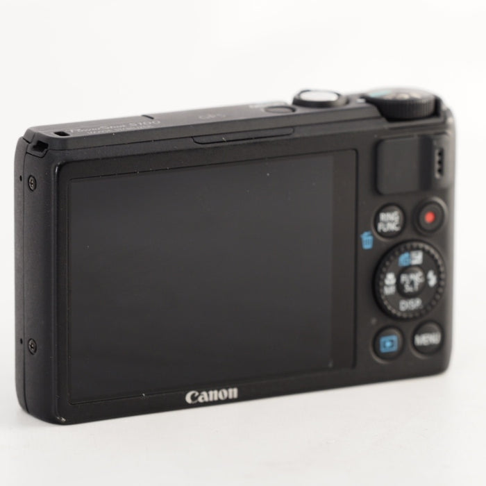 Canon キヤノン デジタルカメラ PowerShot S100 ブラック PSS100(BK) 1210万画素 広角24mm 光学5倍ズーム 3.0型TFT液晶カラーモニター #13577