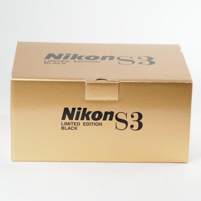 Nikon ニコン S3 Limited Edition Black Nikkor-S 50mm f/1.4 ブラック 防湿庫保管品 #13921
