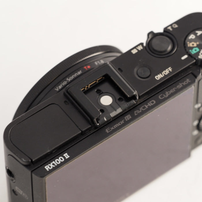 SONY ソニー デジタルスチルカメラ RX100 II 1.0型センサー F1.8レンズ搭載 ブラック Cyber-shot DSC-RX100M2 アタッチメントグリップ AG-R2付属 #13582