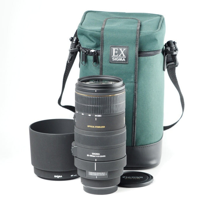 SIGMA シグマ 80-400mm F4.5-5.6 APO EX DG OS Canon EFマウント 望遠ズームレンズ #14390
