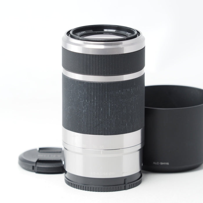SONY E 55-210mm F4.5-6.3 OSS Eマウント シルバー SEL55210 #15281