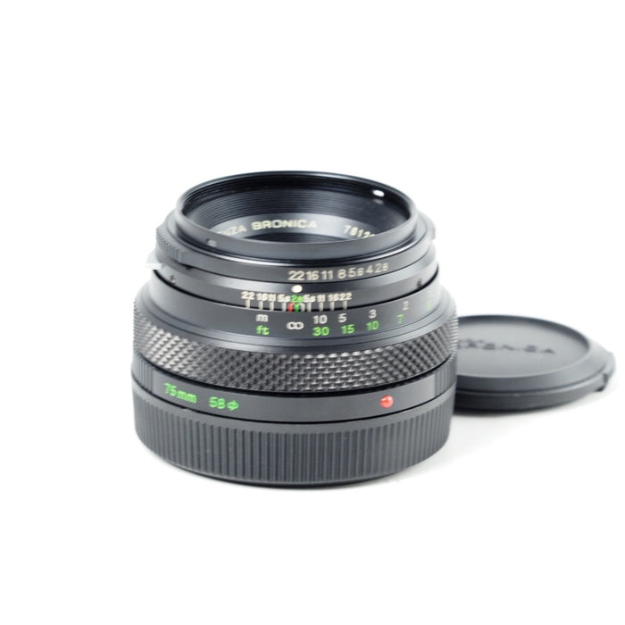 ZENZA BRONICA ゼンザブロニカ ZENZANON MC 75mm F2.8 ETR用 中判レンズ #14419