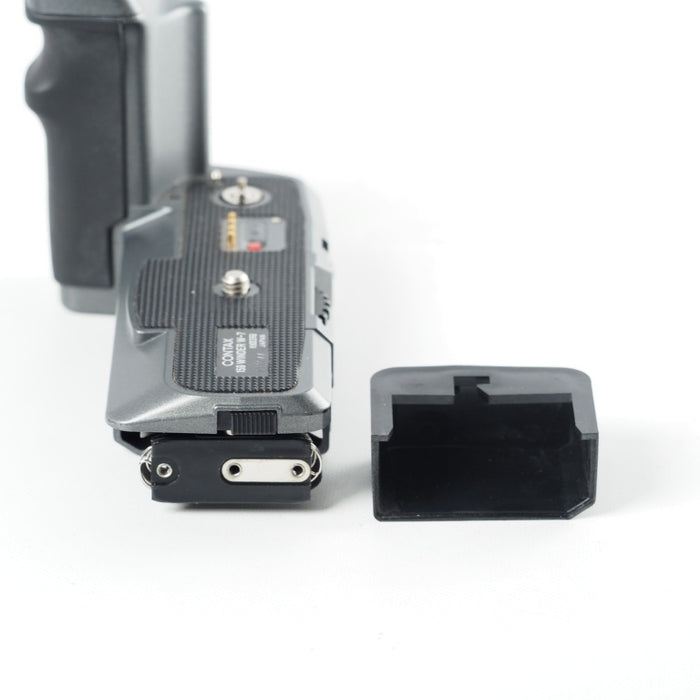 CONTAX 159MM 10周年記念 ボディ グレー ワインダー W-7 専用カラー 10周年 シンクロキャップ付属 コンタックス #13342