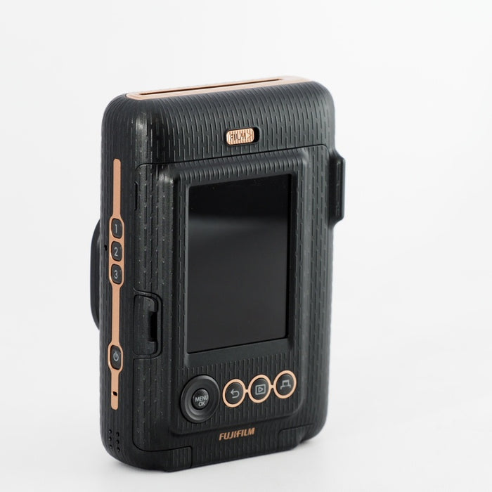 FUJIFILM 富士フイルム チェキ インスタントカメラ/スマホプリンター instax mini LiPlay エレガントブラック INS MINI HM1 ELEGANT BLACK #13608
