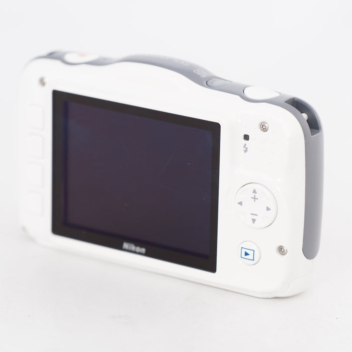 Nikon ニコン デジタルカメラ S32 防水 1300万画素 ホワイト S32WH #12951