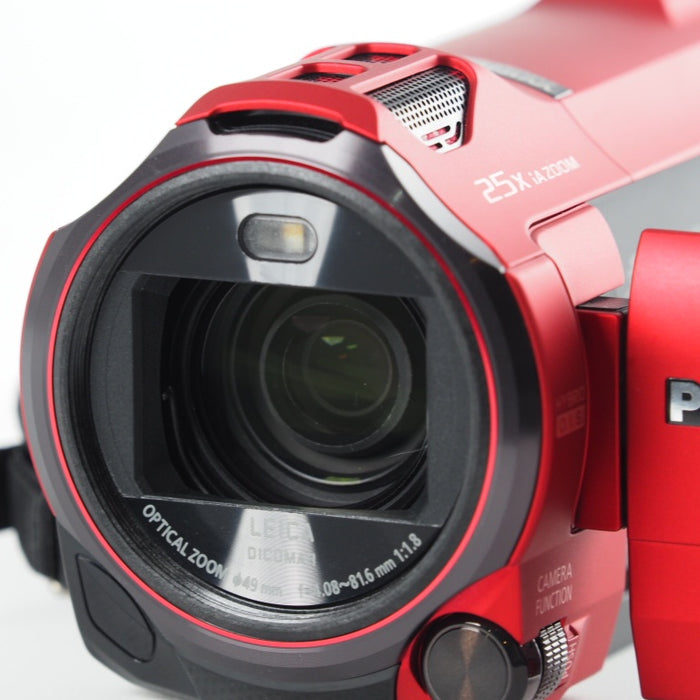 Panasonic パナソニック 4K ビデオカメラ 64GB 光学20倍ズーム アーバンレッド HC-VX992MS-R #13788