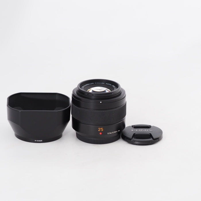 Panasonc パナソニック 標準単焦点レンズ マイクロフォーサーズ用 ルミックス LEICA DG SUMMILUX 25mm/F1.4 II ASPH. ブラック H-XA025 #13131
