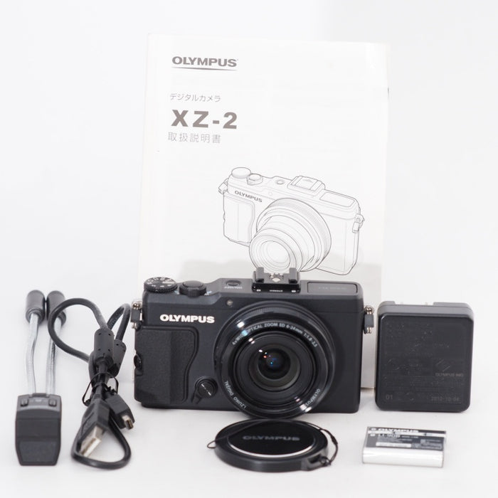 OLYMPUS オリンパス デジタルカメラ STYLUS XZ-2 1200万画素 裏面照射型CMOS F1.8-2.5レンズ ブラック XZ-2 BLK #13447