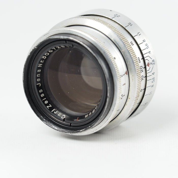 Carl Zeiss Jena Biotar 5.8cm 58mm f2 初期型 黒リム Tコーティング エキザクタマウント Exakta 希少ビオター #14406