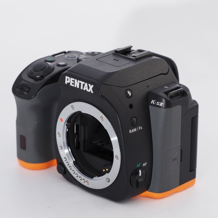 PENTAX ペンタックス デジタル一眼レフ K-S2 ボディ (ブラック×オレンジ) KS2 BODY 13178  #11230