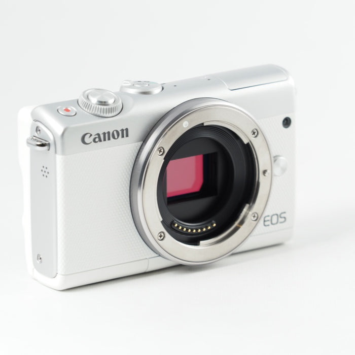 Canon ミラーレス一眼カメラ EOS M100 EF-M 15-45mm IS STM レンズキット ホワイト #14267