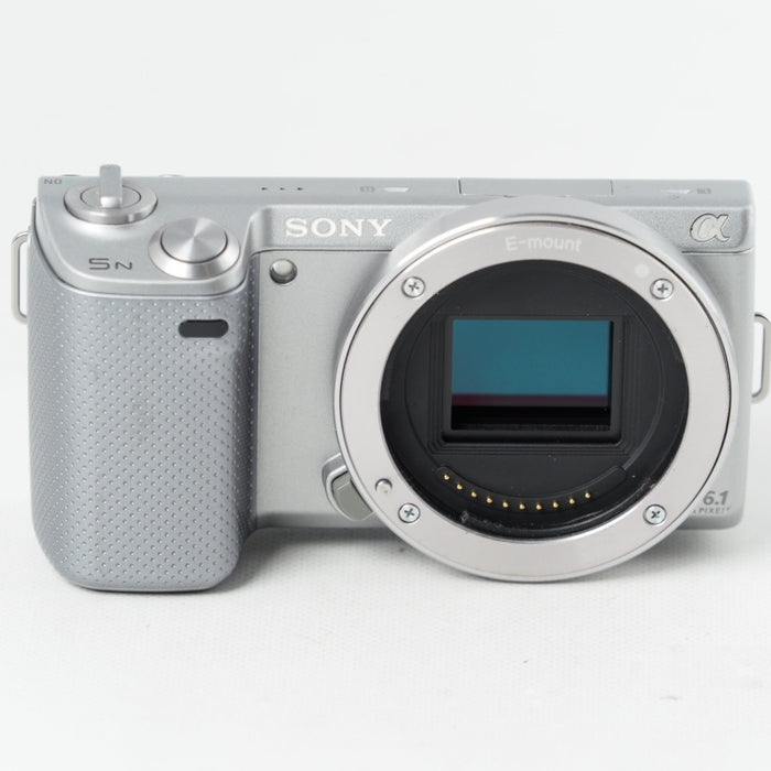 SONY α NEX-5N ダブルレンズキット E 16mm F2.8+E 18-55mm F3.5-5.6 OSS付属 シルバー NEX-5ND/S #14538
