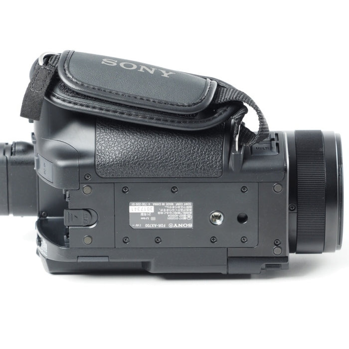 SONY ソニー 4K ビデオカメラ Handycam FDR-AX700 ブラック 光学ズーム12倍 1.0型 Exmor RS CMOSセンサー FDR-AX700 #14002