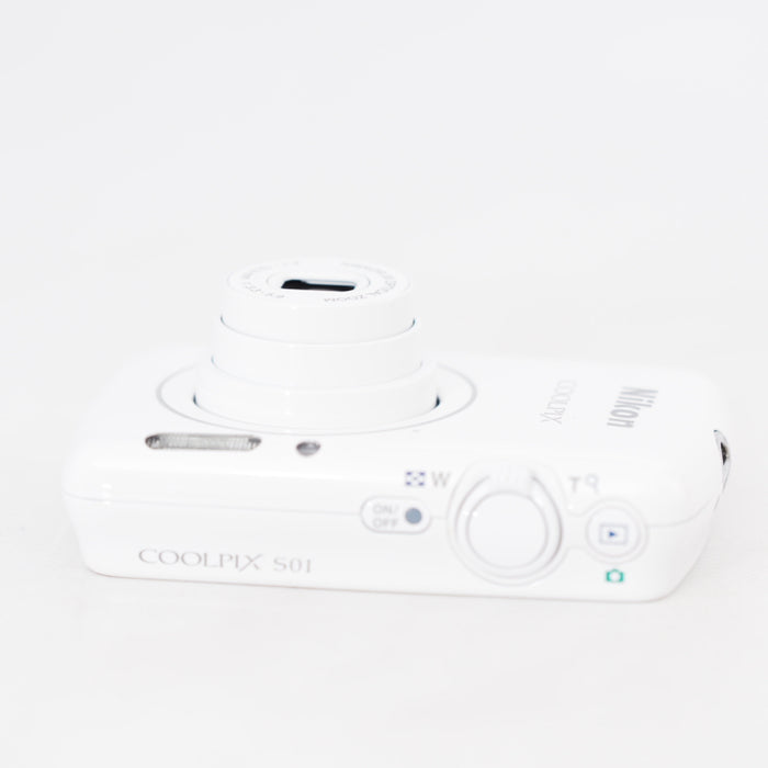 Nikon デジタルカメラ COOLPIX S01 超小型ボディー タッチパネル液晶 ホワイト S01WH #13405