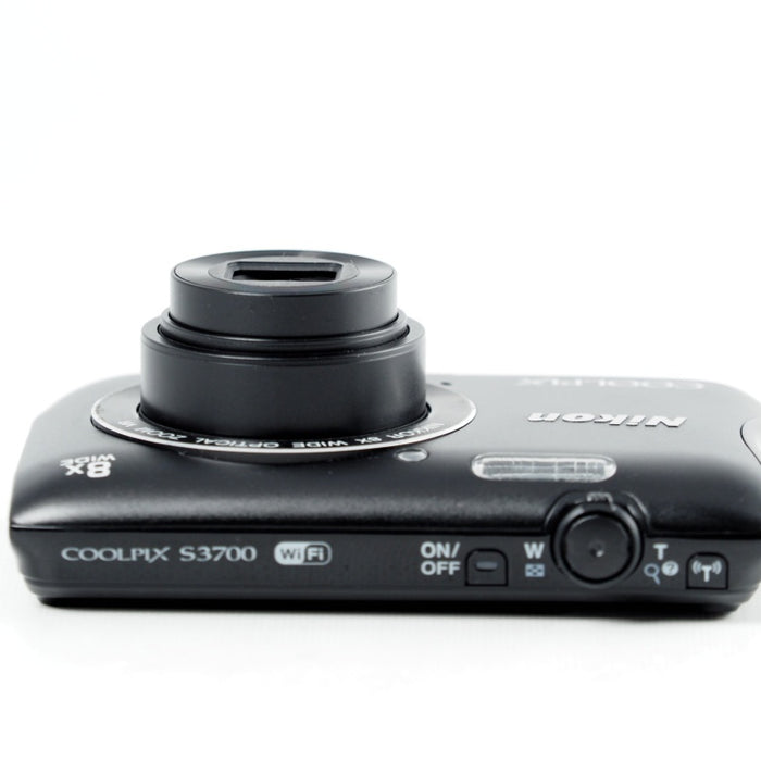 Nikon ニコン デジタルカメラ COOLPIX S3700 ブラック 光学8倍ズーム 2005万画素 クールピクス S3700BK #14107