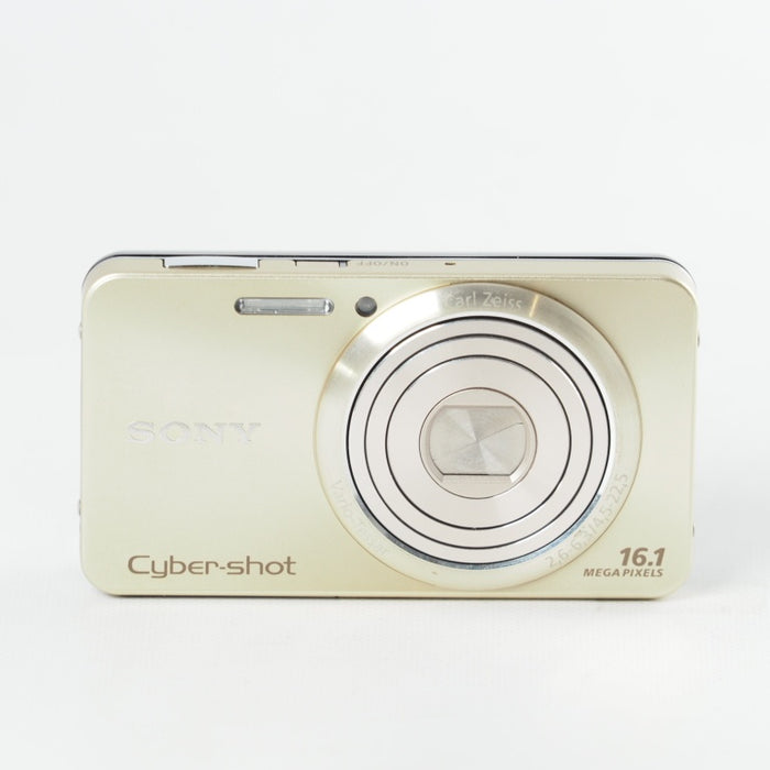 SONY Cybershot W570 1610万画素CCD 光学5倍 ゴールド DSC-W570/N #13906