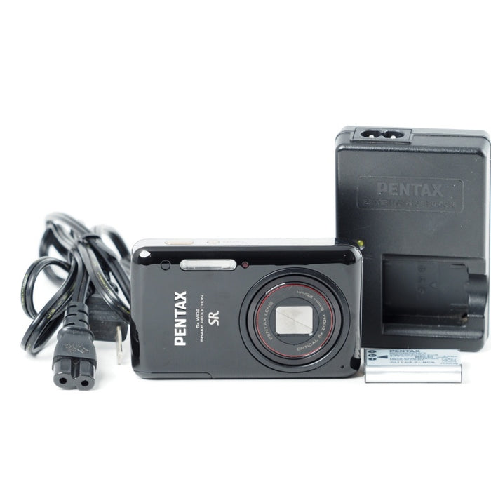 PENTAX デジタルカメラ Optio S1 ブラック ミニチュアフィルター HDRフィルター 美肌モード OPTIOS1BK #14252