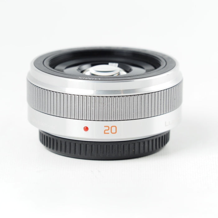 Panasonic LUMIX G 20mm F1.7 II ASPH. シルバー H-H020A-S パナソニック 単焦点レンズ マイクロフォーサーズ用 #14490