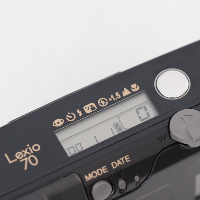 Konica Lexio (レクシオ) 70 BLACK Limited コニカ コンパクトフィルムカメラ 限定ブラック #13157