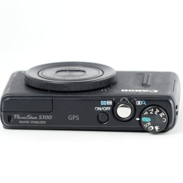 Canon キヤノン デジタルカメラ PowerShot S100 ブラック PSS100(BK) 1210万画素 広角24mm 光学5倍ズーム 3.0型TFT液晶カラーモニター #13677