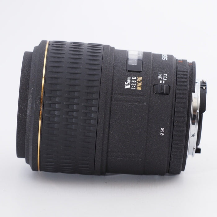 SIGMA シグマ 105mm F2.8 EX DG MACRO ニコン Fマウント用 中望遠 マクロレンズ #9642