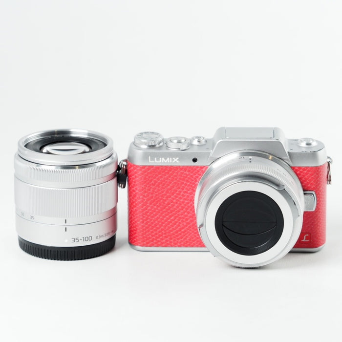 Panasonic LUMIX DMC-GF7 ダブルズームレンズキット 標準ズームレンズ/望遠ズームレンズ付属 ピンク DMC-GF7W-P パナソニック ミラーレス一眼カメラ #14272