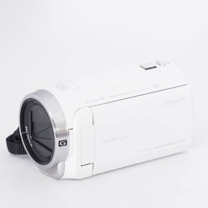 SONY ソニー ビデオカメラ Handycam HDR-CX680 ホワイト 内蔵メモリー64GB 光学ズーム30倍 HDR-CX680 — カメラ 本舗