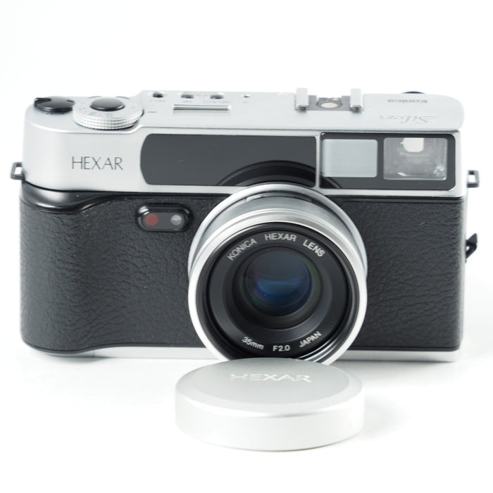 KONICA コニカ HEXAR シルバー QD コンパクトフィルムカメラ クォーツデート #13882