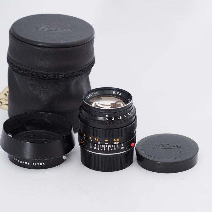 LEICA ライカ SUMMILUX-M 50mm F1.4 E43 ブラック ズミルックス 単焦点レンズ ライカMマウント 12586 フ —  カメラ本舗