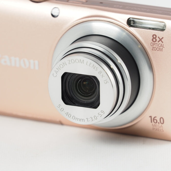 Canon デジタルカメラ PowerShot A4000IS ピンク 1600万画素 光学8倍ズーム PSA4000IS(PK) #13778