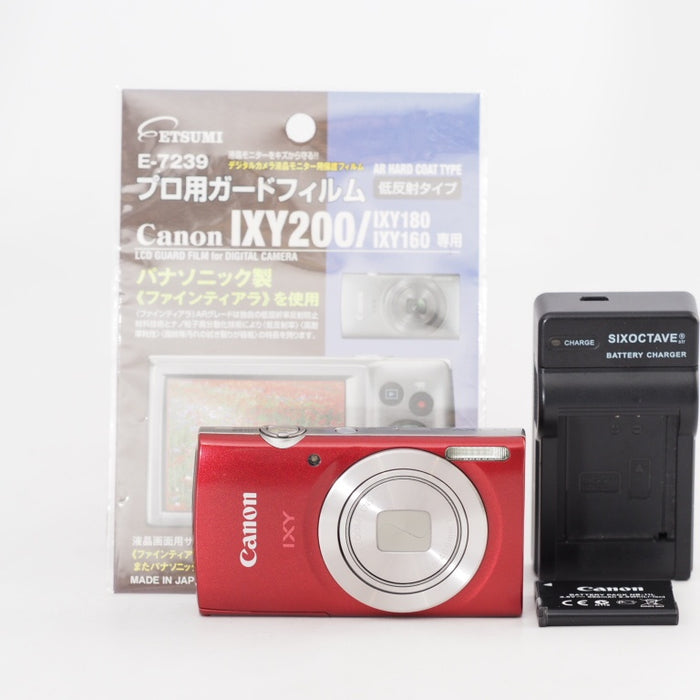 Canon キヤノン デジタルカメラ IXY200 レッド イクシ 200 #13338