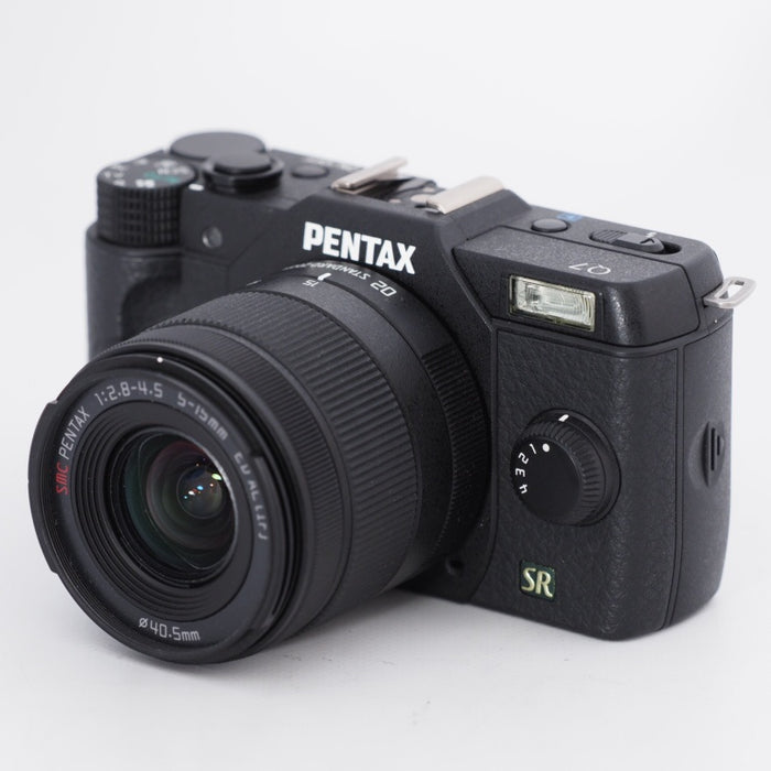 PENTAX ペンタックス ミラーレス一眼 Q7 ズームレンズキット [標準ズーム 02 STANDARD ZOOM] ブラック Q7 BLACK ZOOM LENSKIT 10722 #10650