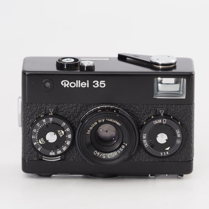 Rollei 35 Tessar 3.5/40 ローライ シンガポール製 コンパクト フィルムカメラ ケース付 #13312