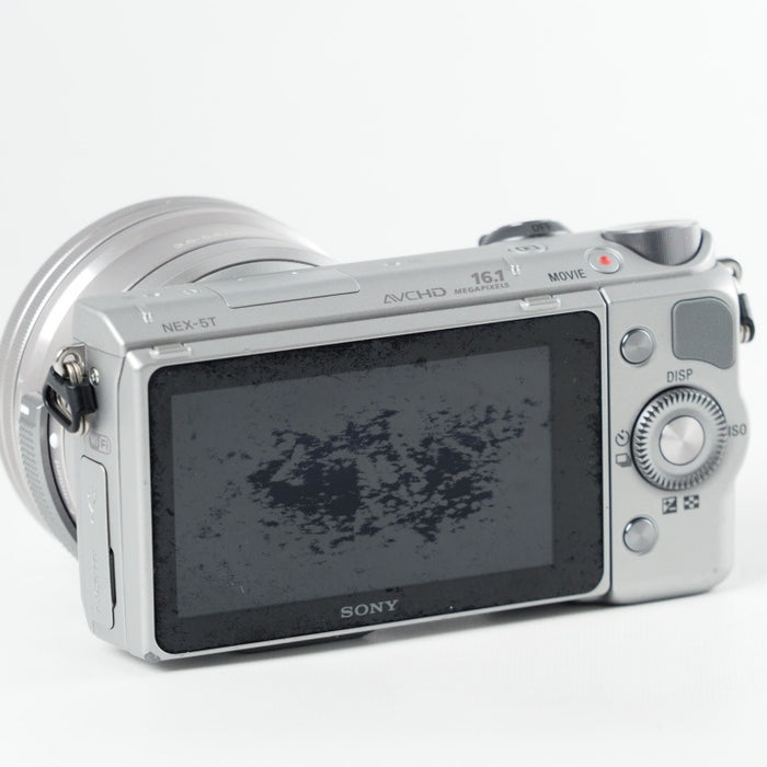 SONY ソニー デジタル一眼カメラ NEX-5T パワーズームレンズキット シルバー NEX-5T NEX-5TL-S #13786