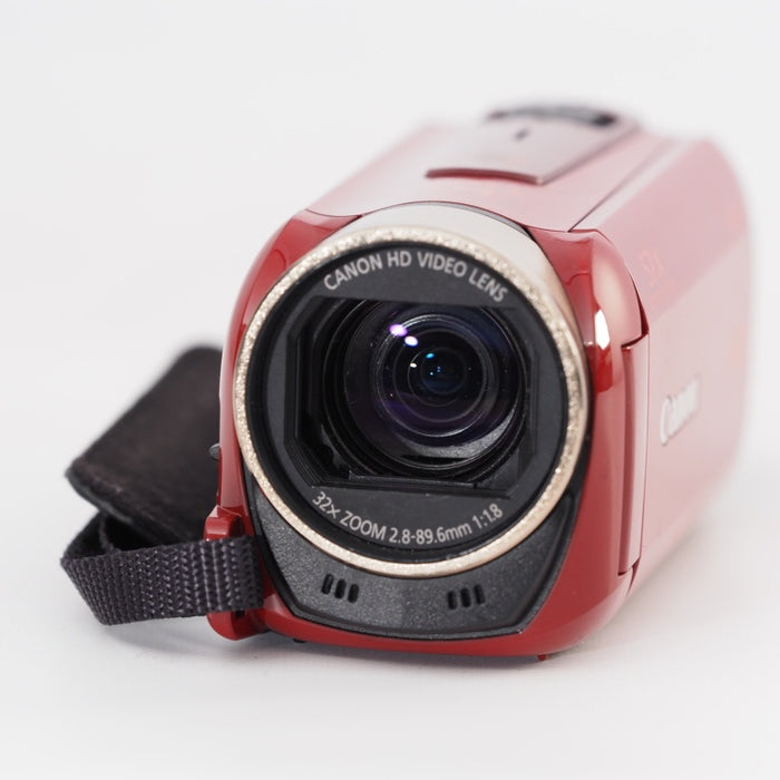 Canon デジタルビデオカメラ iVIS HF R52 レッド 光学32倍ズーム IVISHFR52RD Wi-Fi対応 #13325