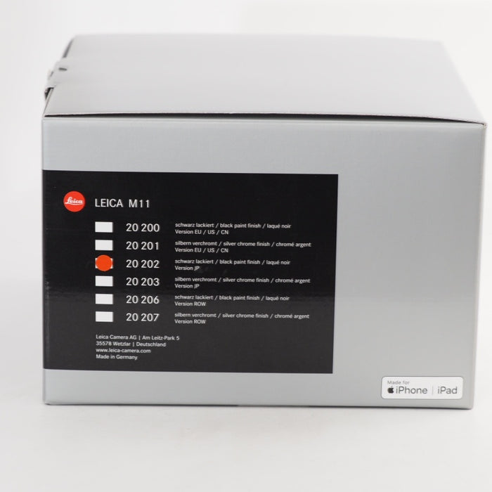 Leica M11 レンジファインダー カメラ ブラック 20202 元箱付き #13542