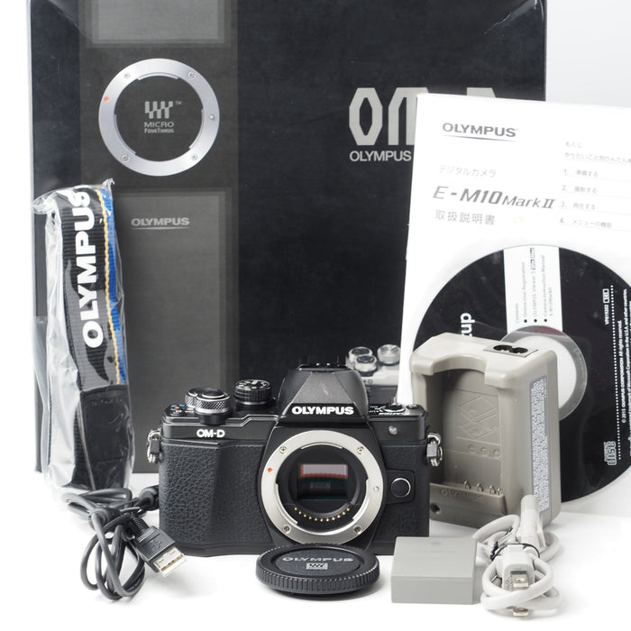OLYMPUS ミラーレス一眼レフカメラ OM-D E-M10 MarkII ボディ ブラック #14939