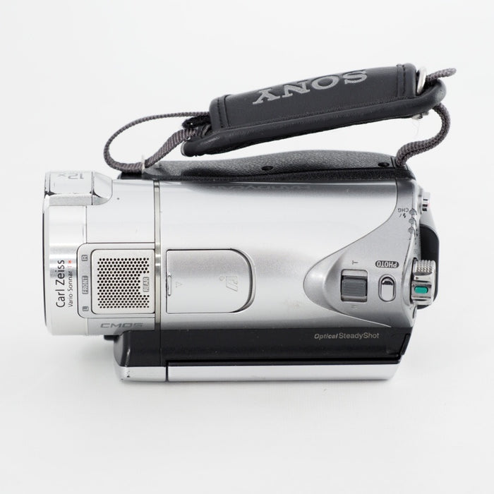 SONY デジタルハイビジョンビデオカメラレコーダー Handycam CX12 シルバー HDR-CX12/S ワイドコンバージョンレンズ 0.6×付属 #13584