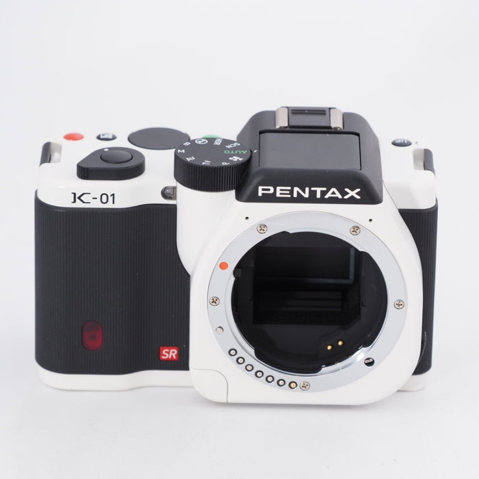 PENTAX ペンタックス ミラーレス一眼レフカメラ K-01 ボディ ホワイト/ブラック #10567