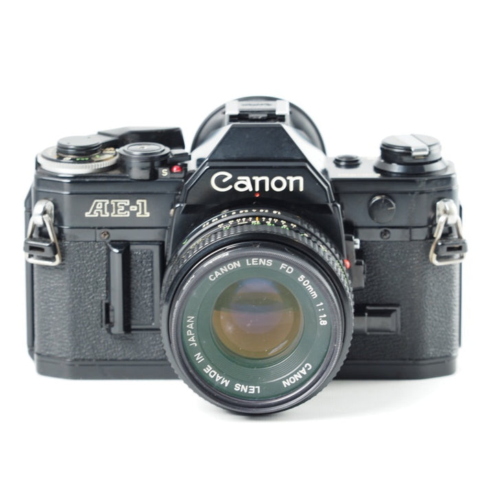 Canon AE-1 + New FD 50mm F1.8 MF一眼レフ フイルムカメラ #13911