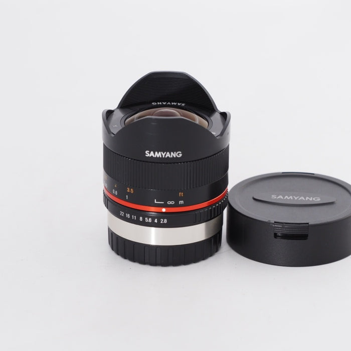 SAMYANG サムヤン 単焦点魚眼レンズ 8mm F2.8 II ブラック フジフイルム Xマウント用 APS-C用 #11517