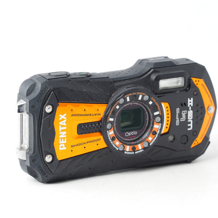 PENTAX Optio WG-2GPS シャイニーオレンジ 防水デジタルカメラ #15688