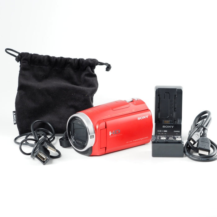 SONY Handycam HDR-CX680 光学30倍 内蔵メモリー64GB レッド ソニー ビデオカメラ HDR-CX680 R #13792