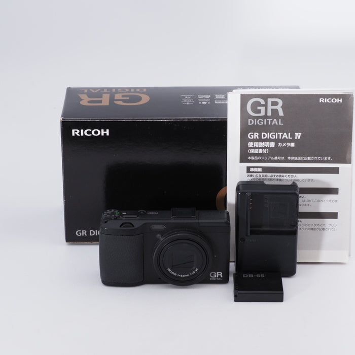 RICOH リコー コンパクトデジタルカメラ GR DIGITAL IV 175720 #9385