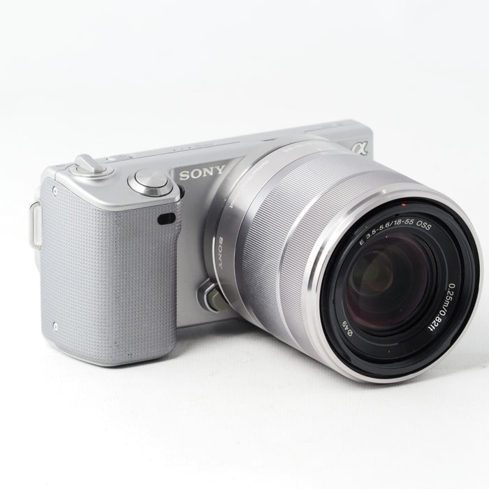 SONY ソニー  デジタル一眼α NEX-5 ズームレンズキット シルバー NEX-5K/S #14690